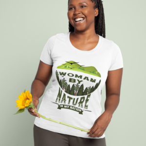 Woman By Nature Shirt on woman