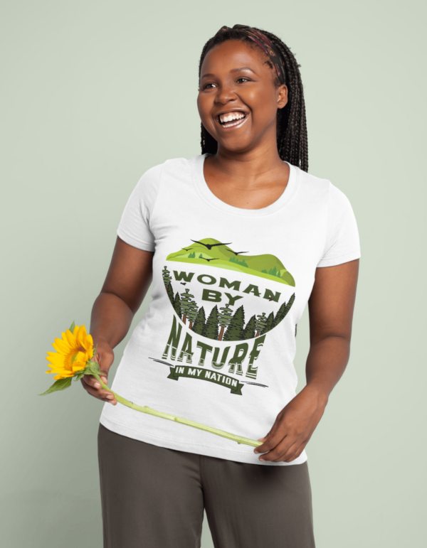 Woman By Nature Shirt on woman